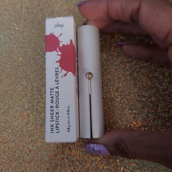 Avon  Faceshop fmgt Ink Sheer Matte Lipstick in Beige Letter NIB - Picture 3 of 11